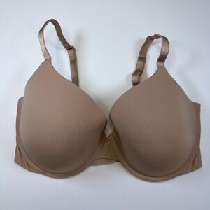 Victoria's Secret 36DDD Bra Lightly Lined Demi T Shirt Underwire Adjustable Tan